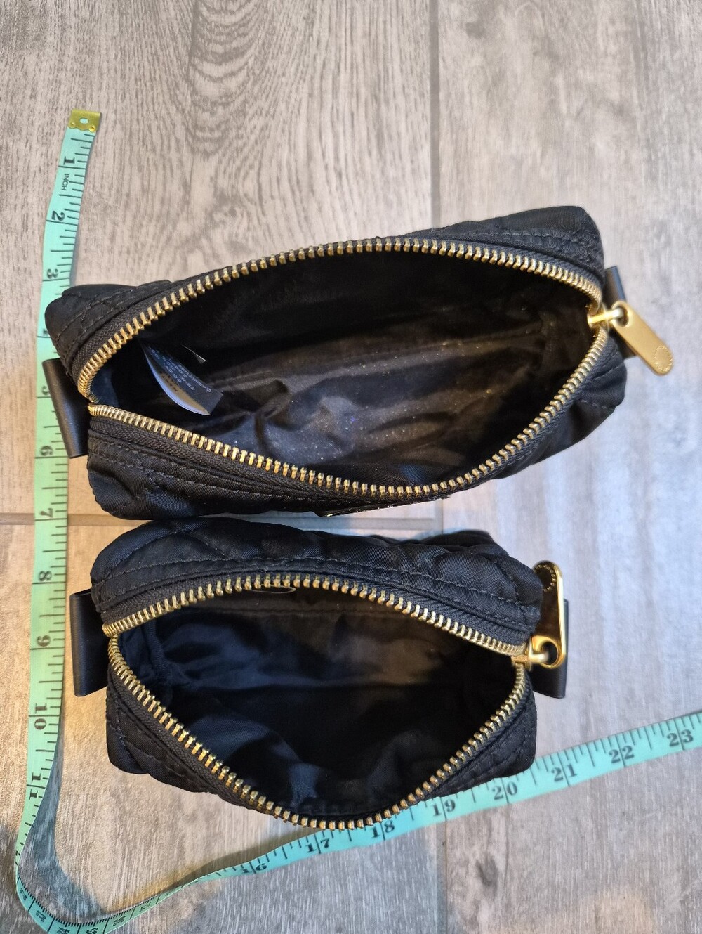 Black Quilted Nylon Cosmetic Pouch by Marc Jacobs - Picture 7 of 7